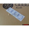 Original Audi Rings Rear Boot Badge Emblem Chrome - 443853742 2ZZ