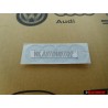 Original Audi Rings Rear Boot Badge Emblem Chrome - 443853742 2ZZ