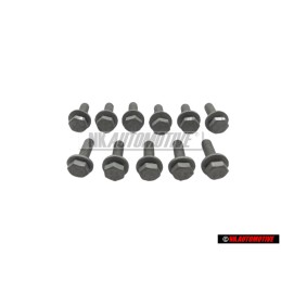 11x Original VW Hexagon Head Bolt (Combi) - N 90533002