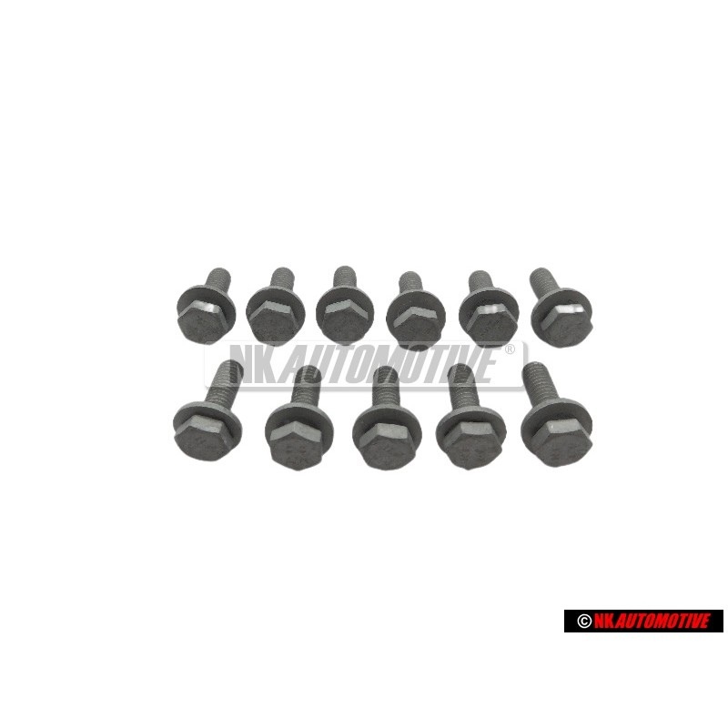 11x Original VW Hexagon Head Bolt (Combi) - N 90533002