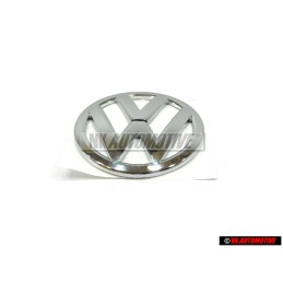 Original VW Front Bonnet Hood Badge Emblem Chrome - 1K8853600B 739