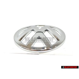 Original VW Front Bonnet Hood Badge Emblem Chrome - 1K8853600B 739
