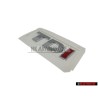 Original VW TDI Rear Trunk Boot Badge Emblem Chrome Red - 5K0853675APGQF