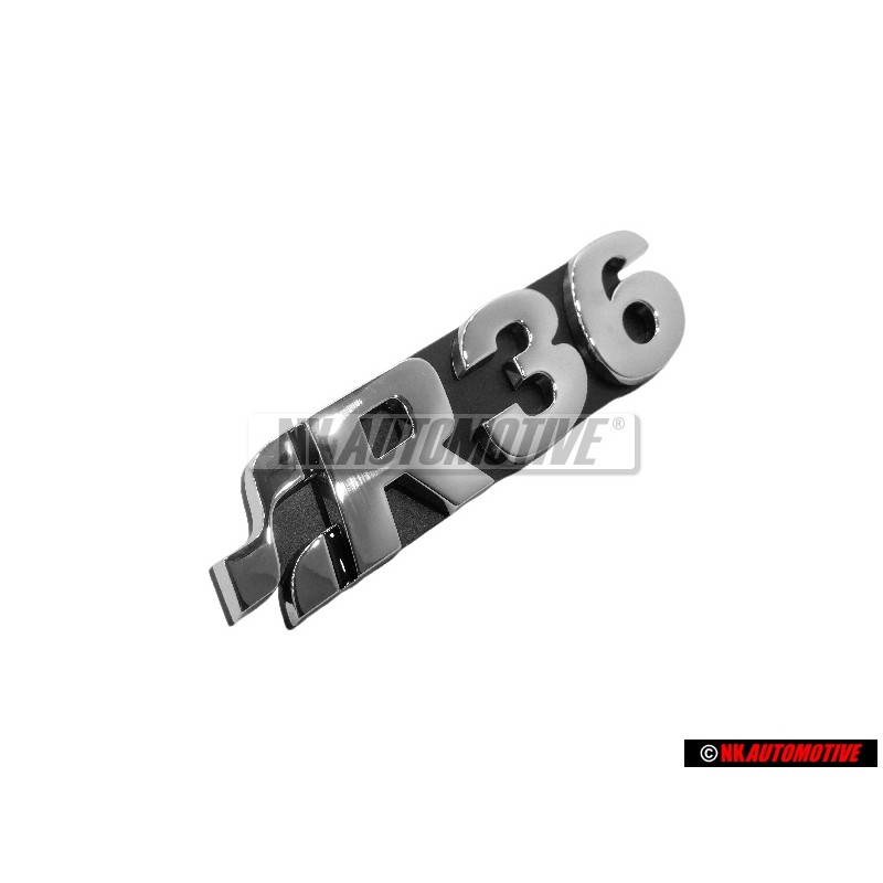 Original VW R36 Front Grill Badge Emblem Chrome - 3C0853679 PWV