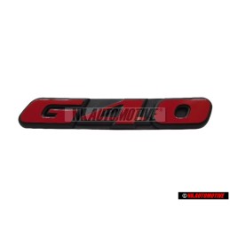 Original VW G40 Front Grill Badge Emblem Red - 871853679D QN5