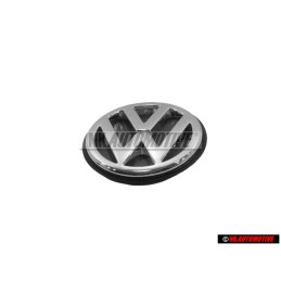 Original VW Rear Trunk Boot Badge Emblem Chrome - 1H5853630D 739