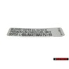 Original VW Sticker Unleaded 95 OCT - 034010006C