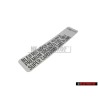 Original VW Sticker Unleaded 95 OCT - 034010006C