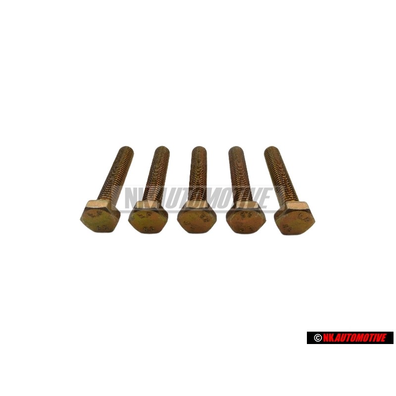 5x Original VW Hexagon Bolt - N 0102213