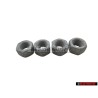 4x Original VW Hexagon Nut M12x1.5 - N 10105507