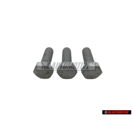 3x Original VW Hexagon Bolt M8x25 - N 01024222