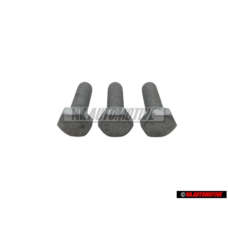 3x Original VW Hexagon Bolt M8x25 - N 01024222