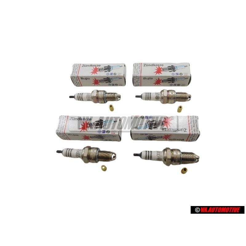 4x Original VW Spark Plug 'Longlife' - 101000040AE