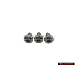 3x Original VW Oval Head Panel Screw - N 0139705
