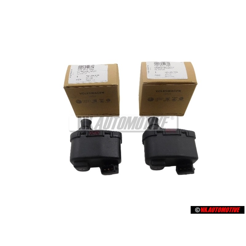 2x Original VW Headlight Range Control Motor - 165941295