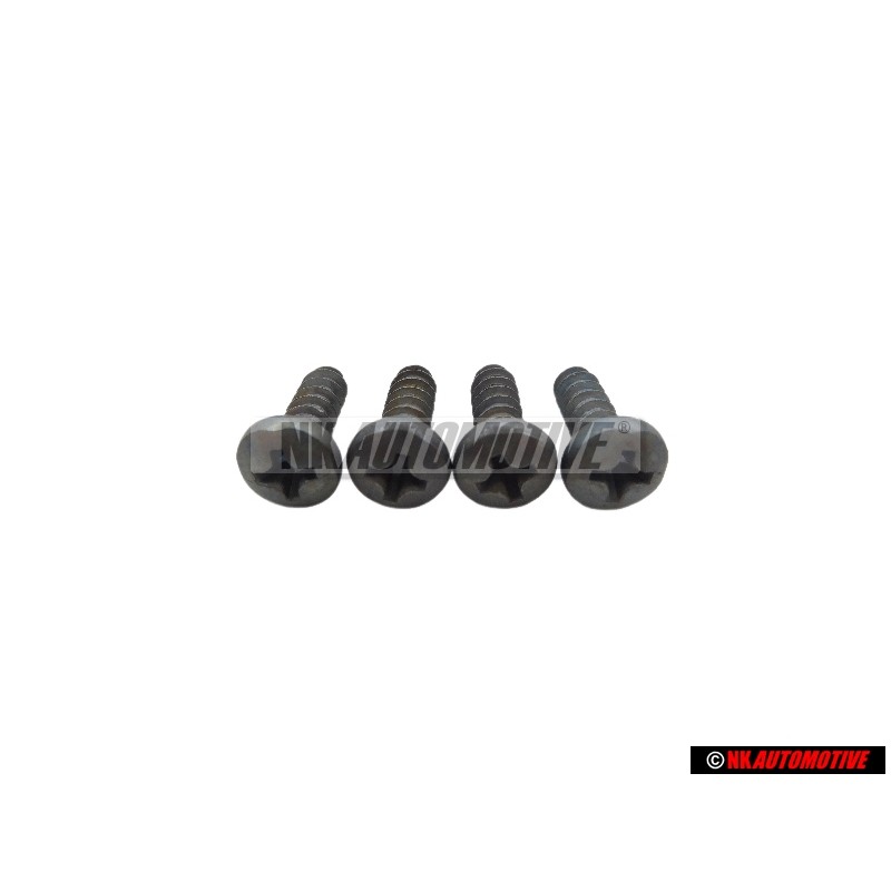 4x Original VW Oval Head Panel Screw - N 0139612