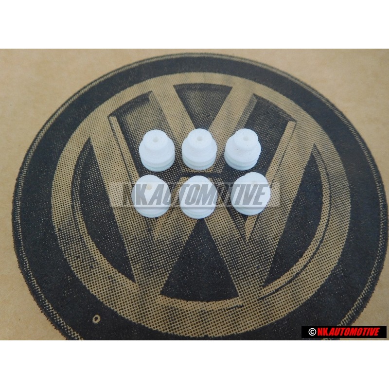 6x Original VW Single Wiring Seal - 357972742A