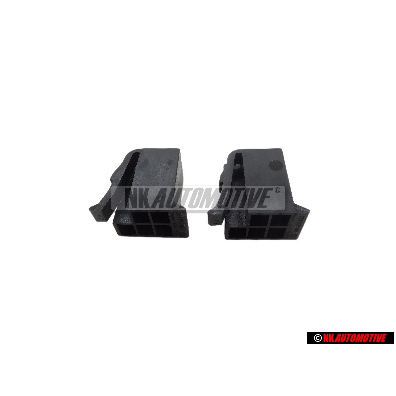 2x Original VW Flat Contact Housing - 357959869