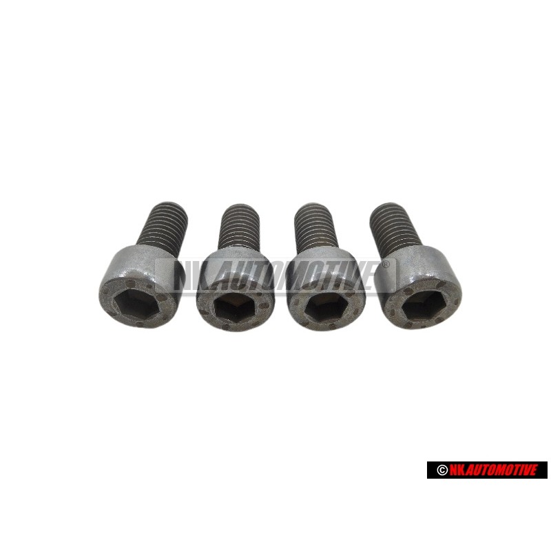 4x Original VW Socket Head Bolt With Hexagon Socket Head - N 0147123
