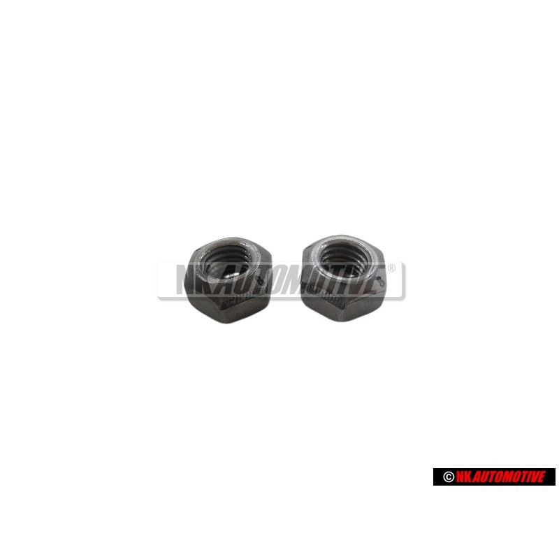 2x Original VW Hexagon Nut Self Locking - N 02214812