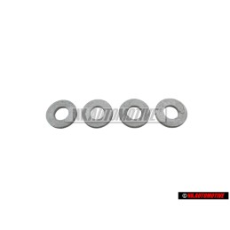 4x Original VW Washer 6.5x14x1.6 - N 0115477