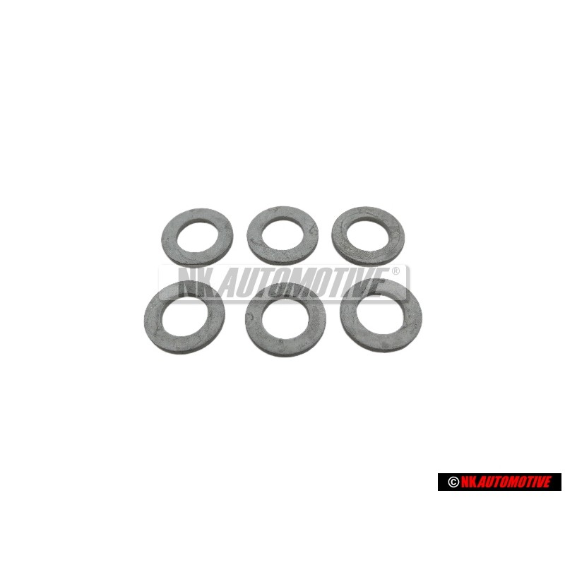 6x Original VW Washer 8.4x15x1.6 - N 01155813
