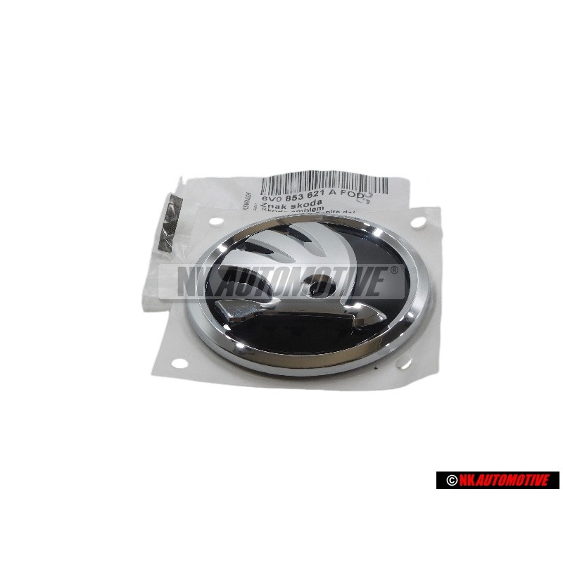 Original Skoda Rear Boot Badge Emblem - 6V0853621A FOD