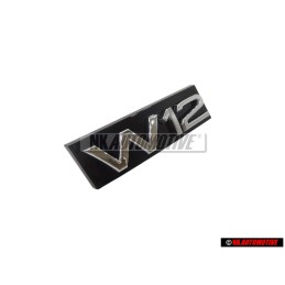 Original Audi W12 Front Grill Badge Emblem - 4E0853738A 2ZZ