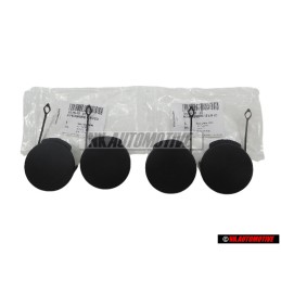 Original Audi A2 SET Side Jack Point Cover Caps Left & Right Black