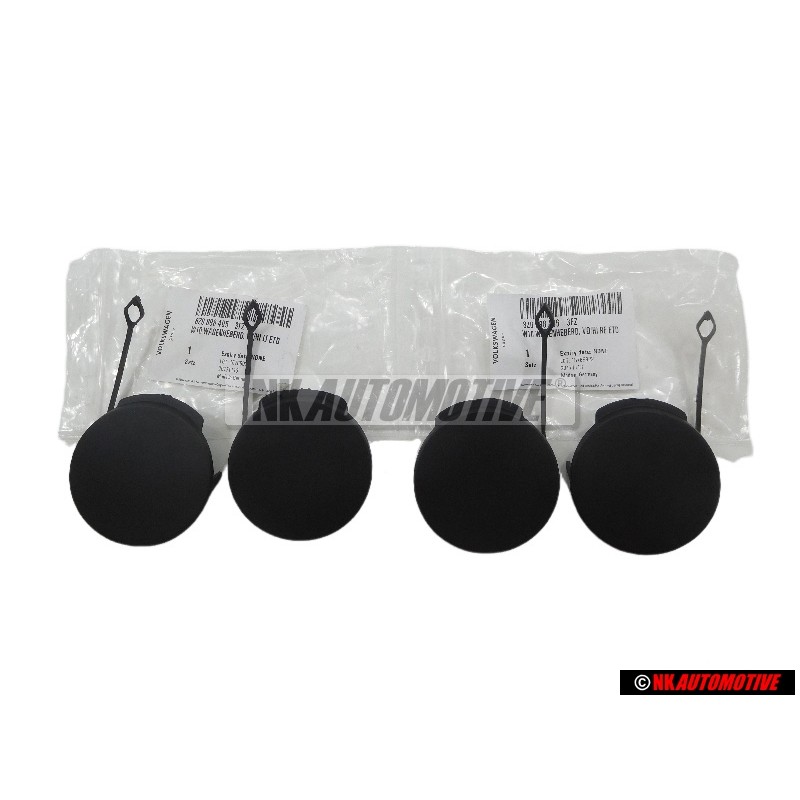 Original Audi A2 SET Side Jack Point Cover Caps Left & Right Black