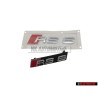 Original Audi SET Front Grill & Rear Boot Badge Emblem - RS6 C6 (4F)