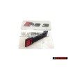 Original Audi SET Front Grill & Rear Boot Badge Emblem Black - RS3 FL (8V)