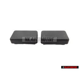 2x Original VW Dummy Cover Satin Black - 357957087 01C