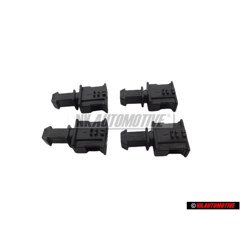 4x Original VW Flat Connector Housing - 191972711