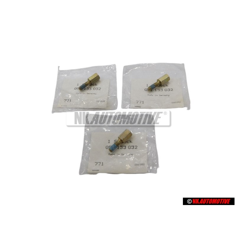 3x Original VW Threaded Union - 051133032
