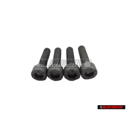 4x Original VW Hexagon Socket Head Bolt M6x25 - N 01470514
