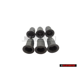 6x Original VW Rivetted Cap Nut - N 90252104