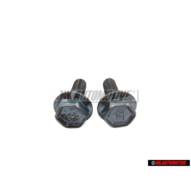 2x Original VW Bolt, Hex. Hd. With Shoulder, Self-Locking - N 0143441