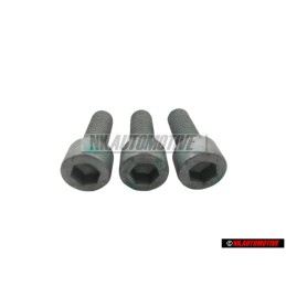 3x Original VW Socket Head Bolt With Hexagon Socket Head - N 0147236