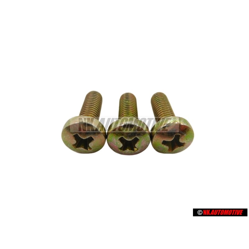 3x Original VW Fillister Hd Bolt - N 0141313
