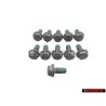 11x Original VW Hex Collared Bolt - N 90063905