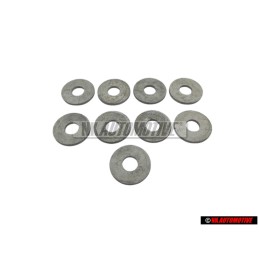 9x Original VW Washer 6.4x18x1.6 - N 01166620