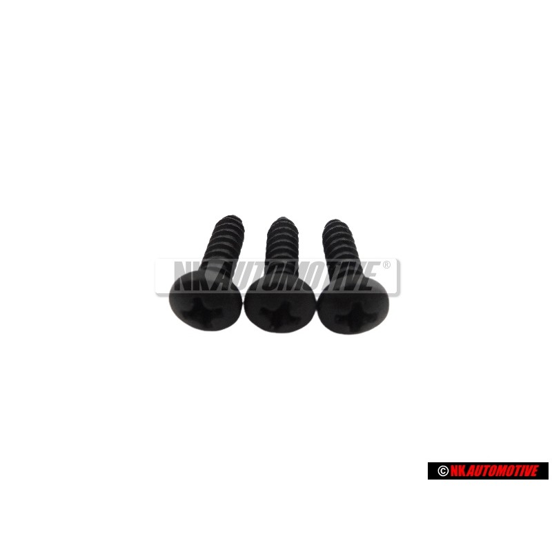 3x Original VW Oval head Panel Screw 4.2X16 - N 0139649