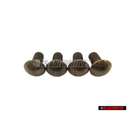 4x Original VW Flat Round Head Bolt - 191807191A