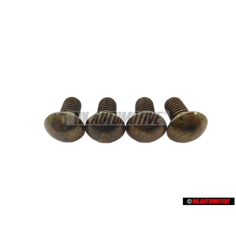 4x Original VW Flat Round Head Bolt - 191807191A