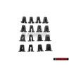 16x Original VW Fixing Clip Expanding Nut Screw Grommet - 811807577C