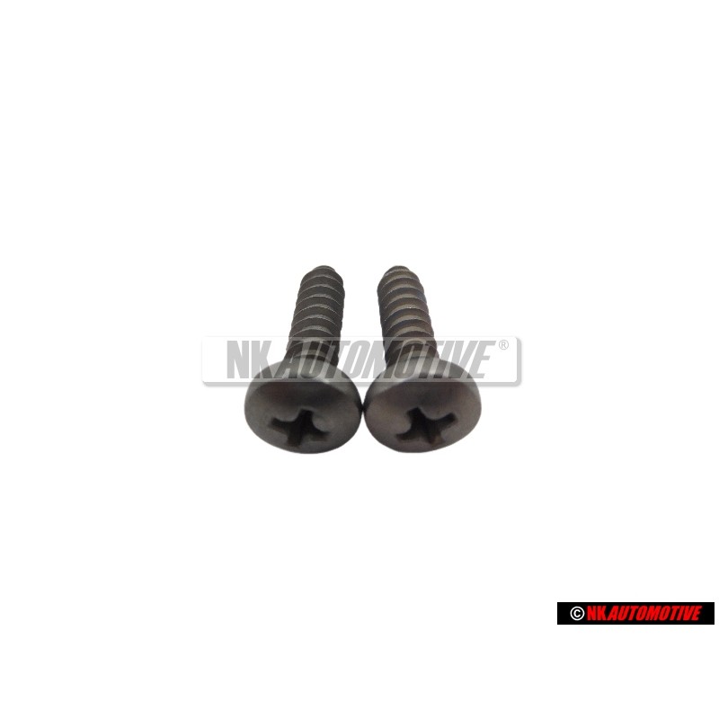 2x Original VW Oval Head Panel Screw Bolt 4.8x19 - N 01397520