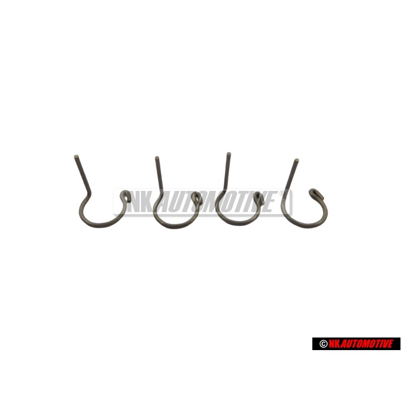 4x Original VW Rear Hatch Strut Securing Ring - N 0155283