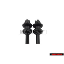 2x Original VW Parcel Shelf Strap Retaining Clip Holder - 191867775A 01C