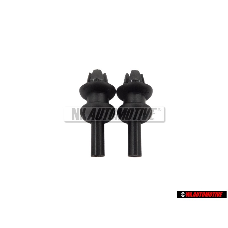 2x Original VW Parcel Shelf Strap Retaining Clip Holder - 191867775A 01C
